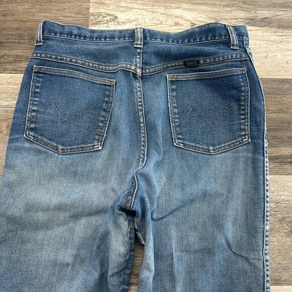 Vintage 90's Maverick Mid Wash Womens 30" High Rise Straight‎ Cut Jeans - Picture 12 of 12